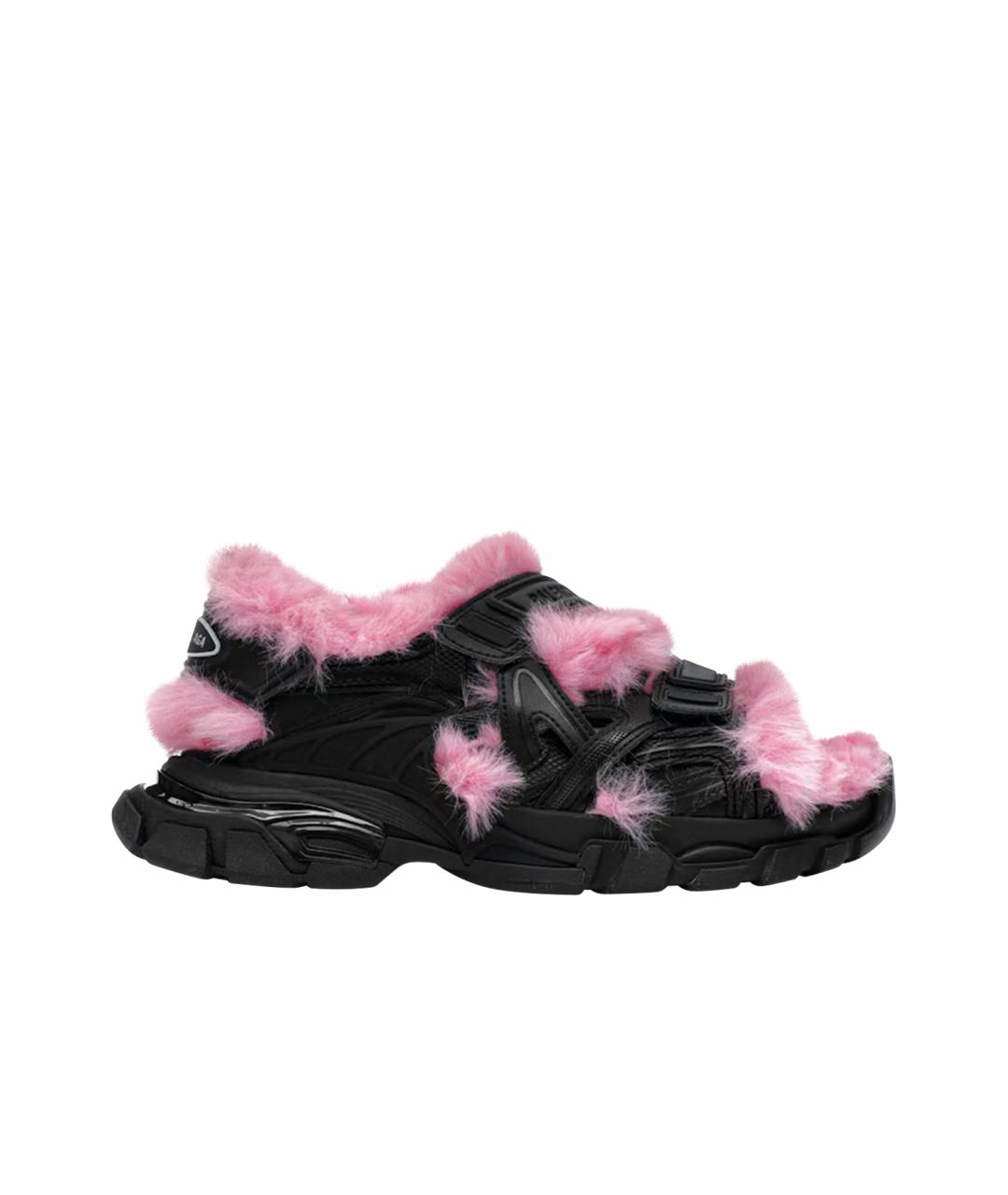 BALENCIAGA Черные сандалии, фото 1