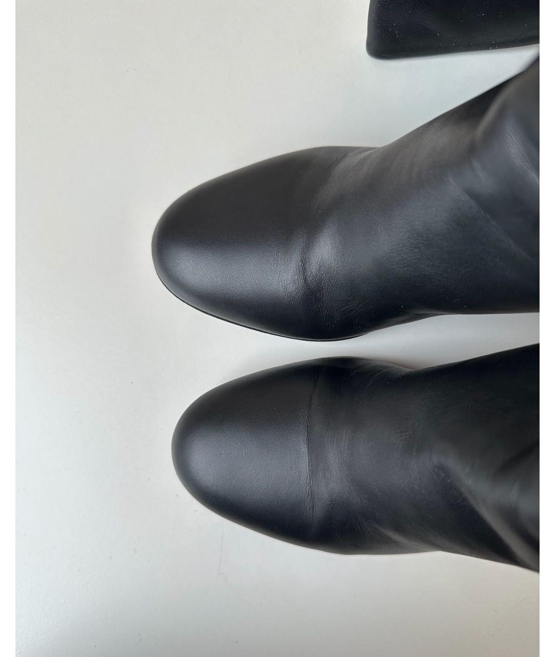 GIANVITO ROSSI Черные кожаные сапоги, фото 8