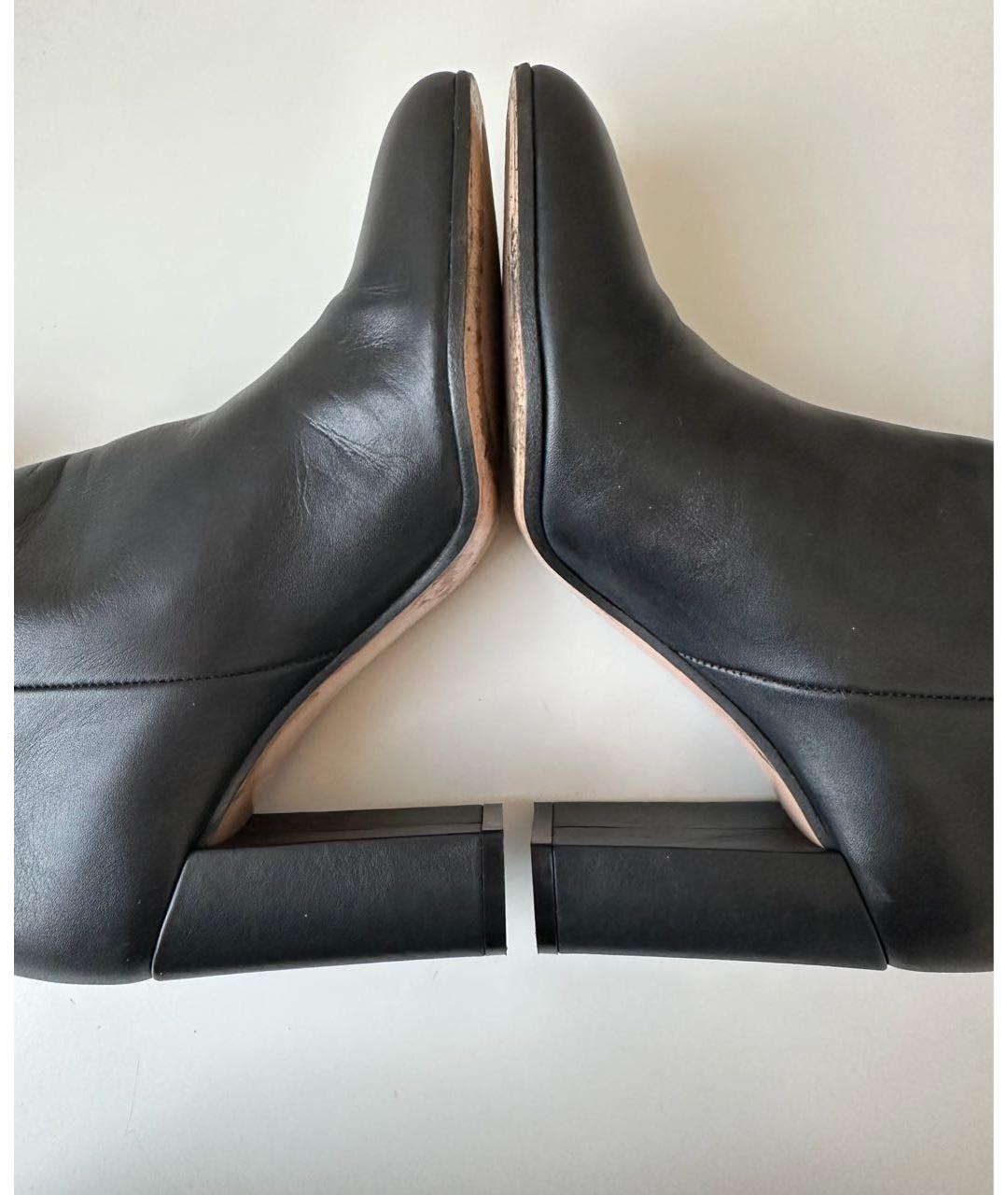 GIANVITO ROSSI Черные кожаные сапоги, фото 4