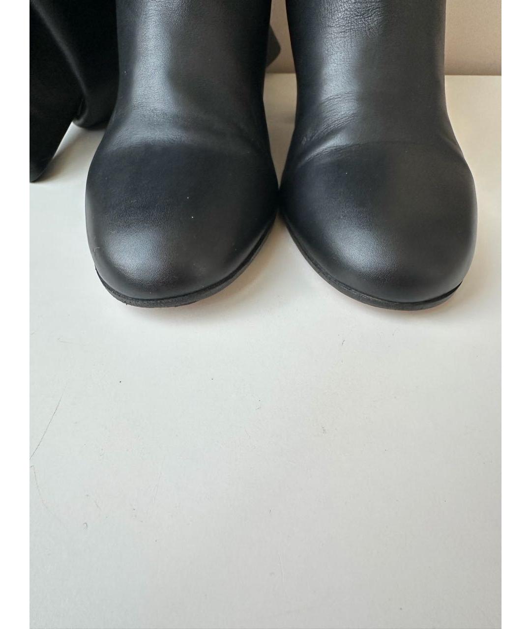 GIANVITO ROSSI Черные кожаные сапоги, фото 6