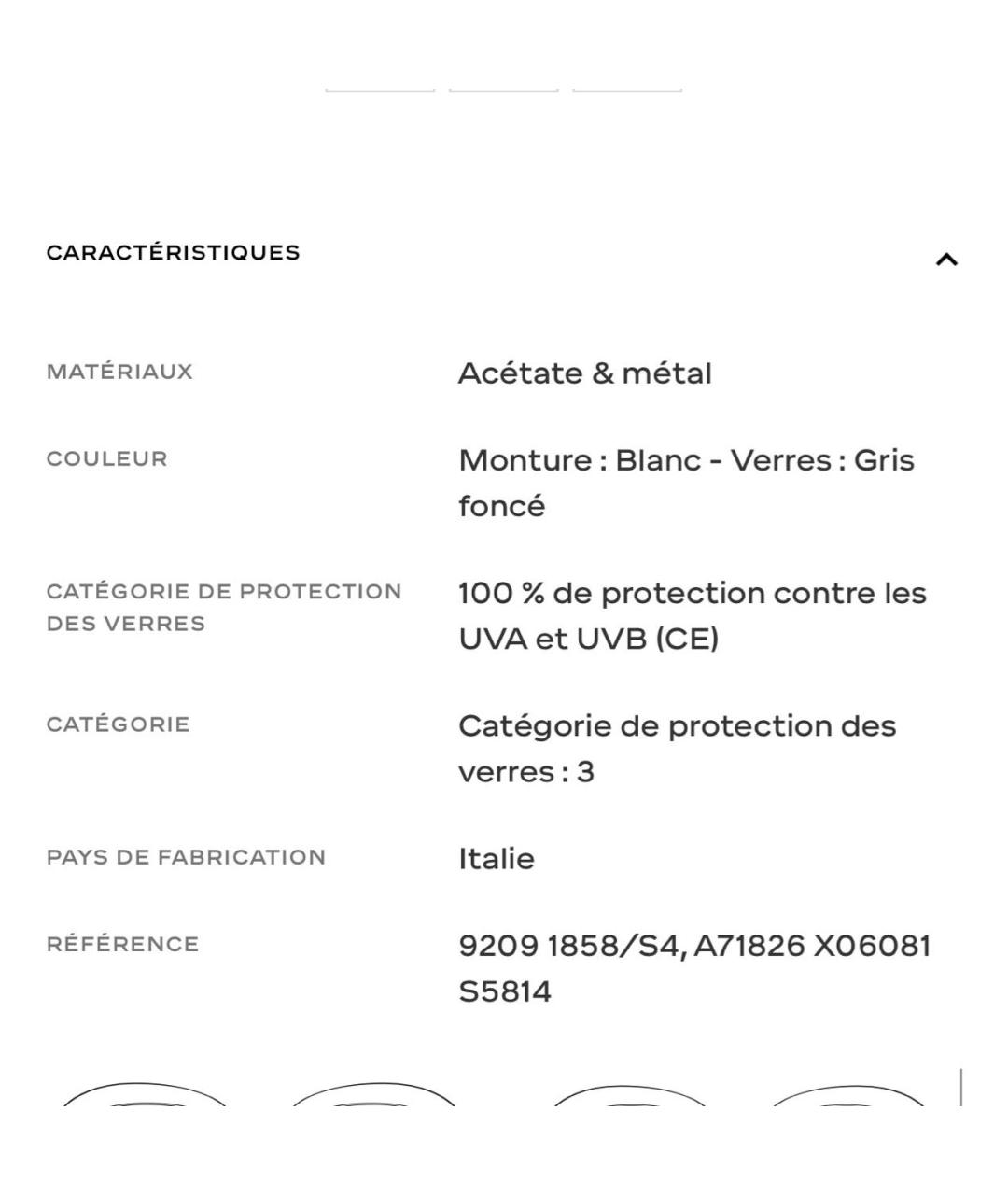 CHANEL Белые металлические солнцезащитные очки, фото 7