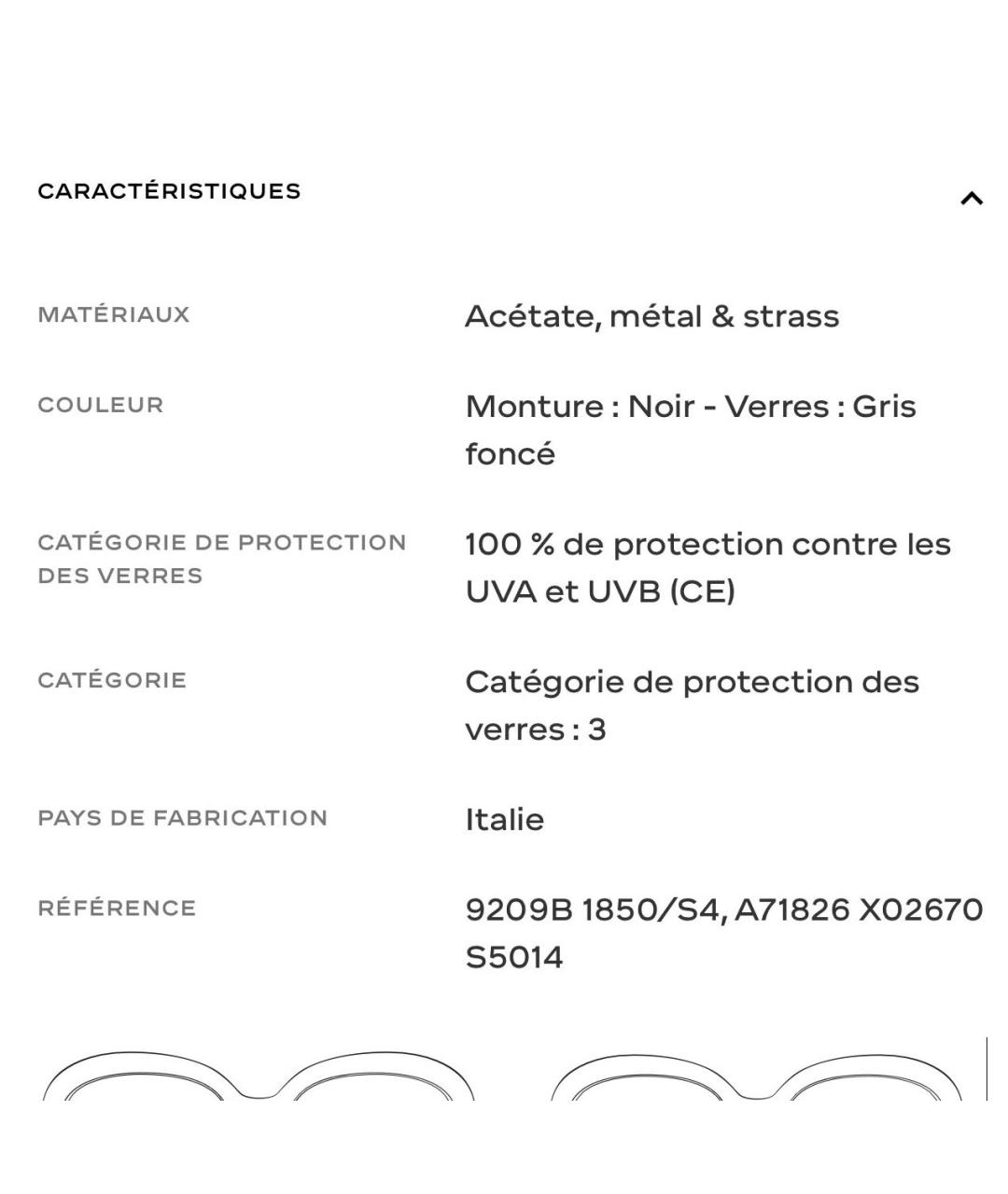 CHANEL Черные металлические солнцезащитные очки, фото 6