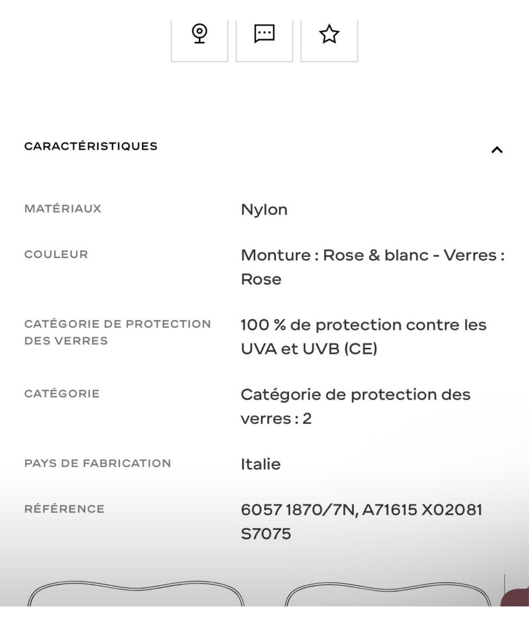 CHANEL Розовые пластиковые солнцезащитные очки, фото 5