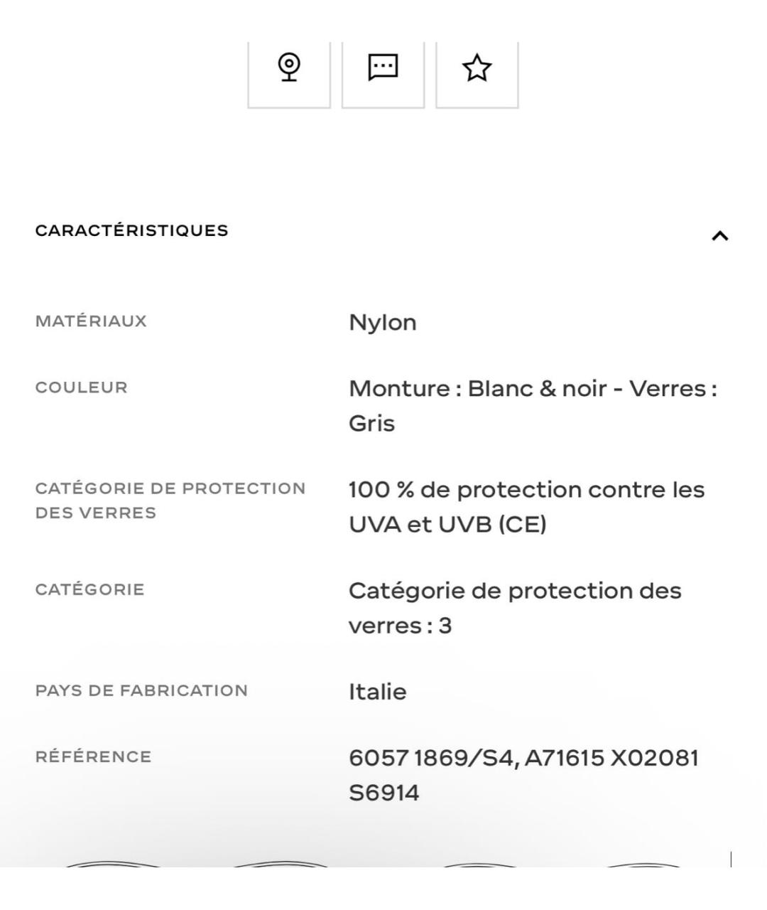 CHANEL Белые пластиковые солнцезащитные очки, фото 5