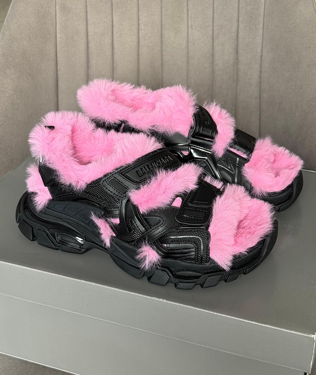 BALENCIAGA Черные сандалии, фото 2