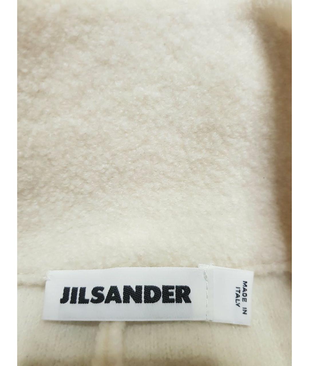 JIL SANDER Белый шерстяной кардиган, фото 4