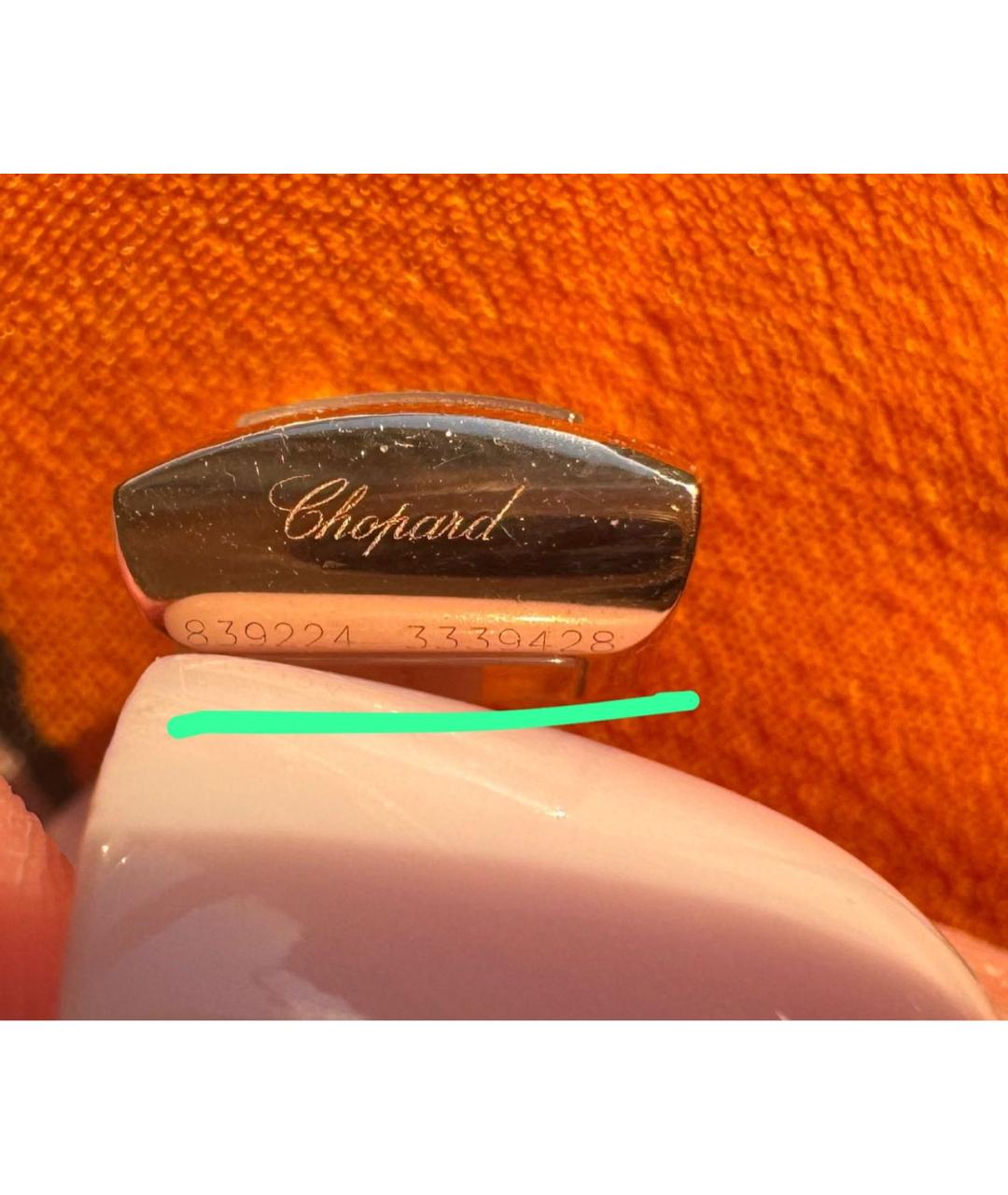CHOPARD Золотые серьги из розового золота, фото 5
