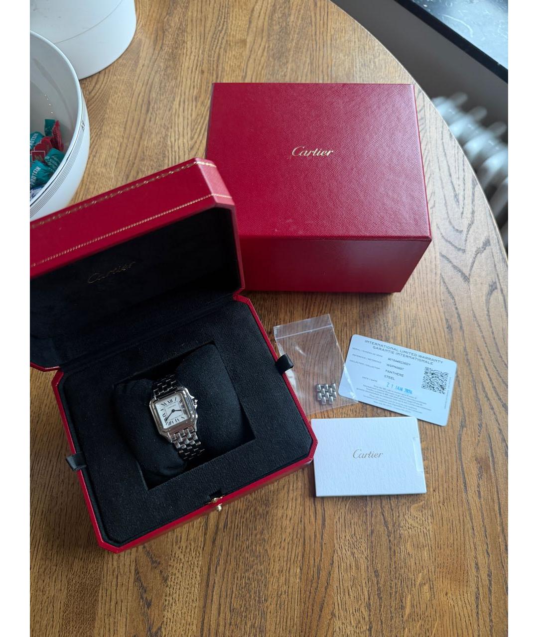 CARTIER Часы из белого золота, фото 4