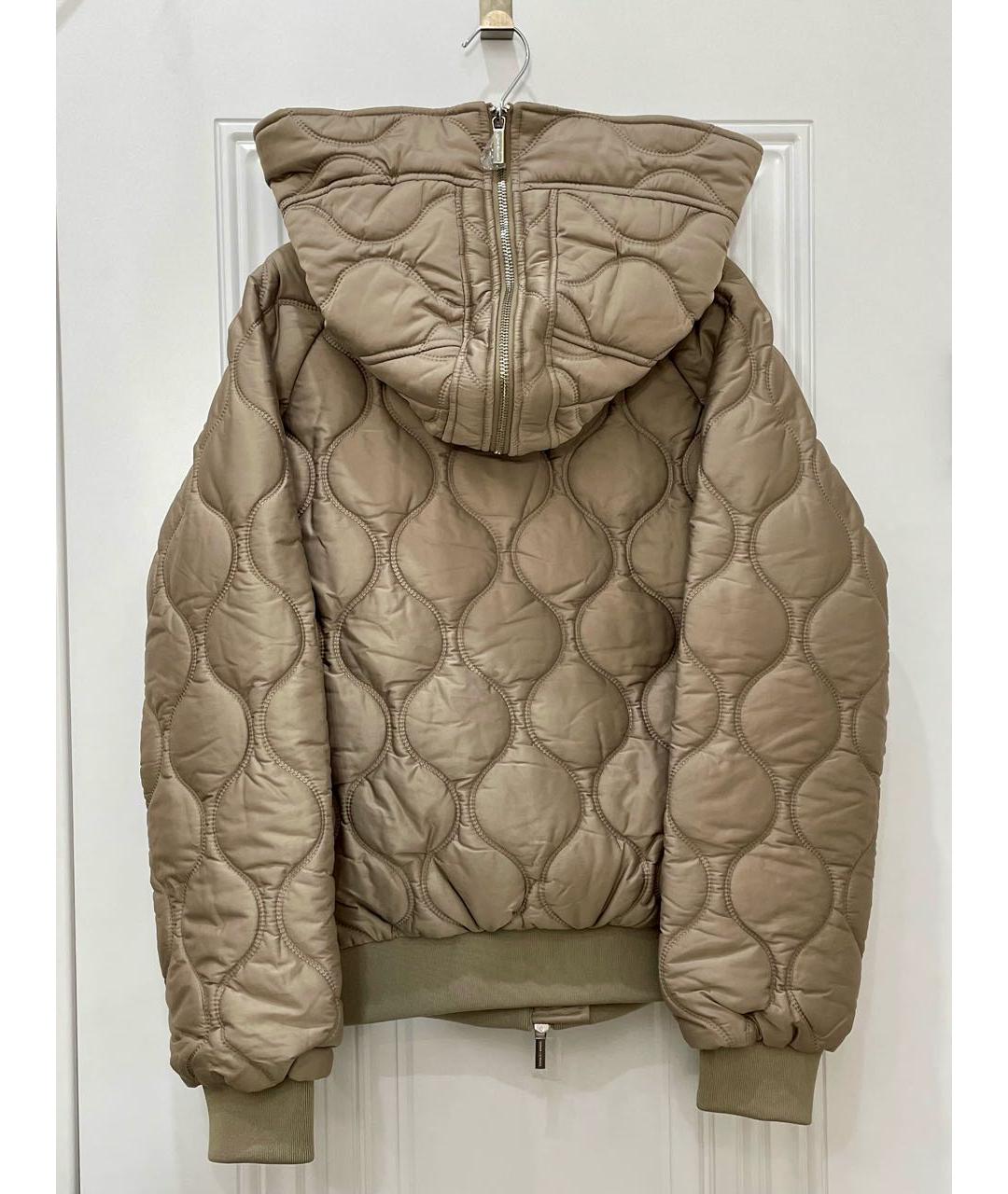 ARMANI EXCHANGE Бежевая полиэстеровая куртка, фото 2