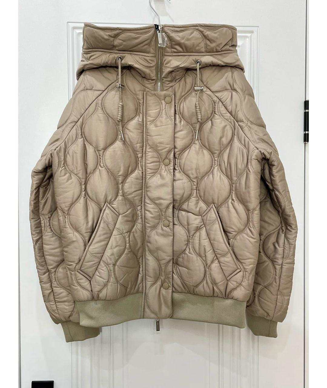 ARMANI EXCHANGE Бежевая полиэстеровая куртка, фото 8