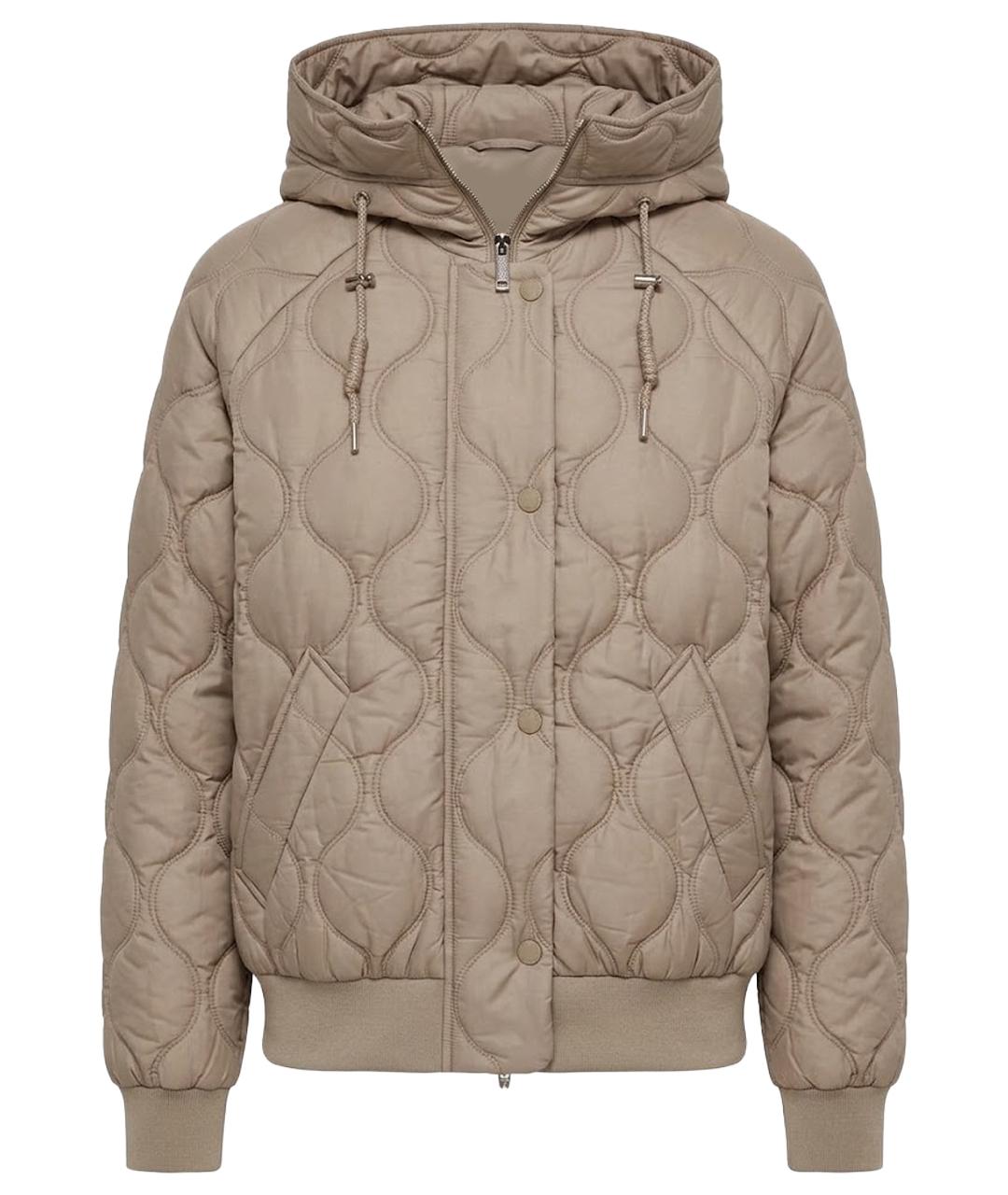ARMANI EXCHANGE Бежевая полиэстеровая куртка, фото 1