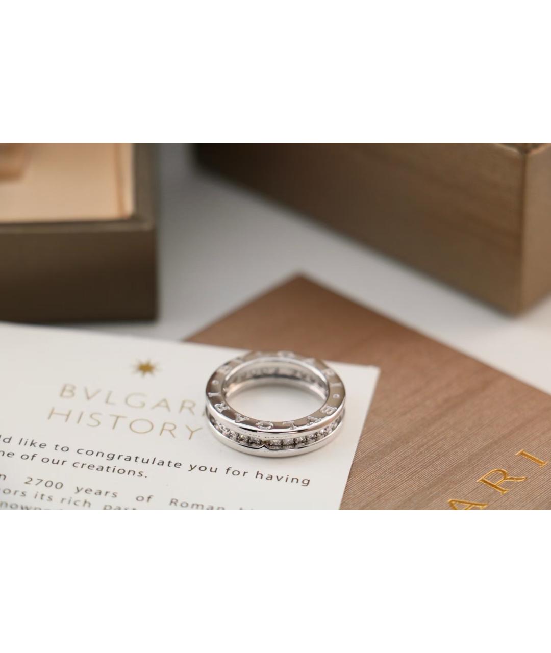 BVLGARI Серебряное кольцо из белого золота, фото 4