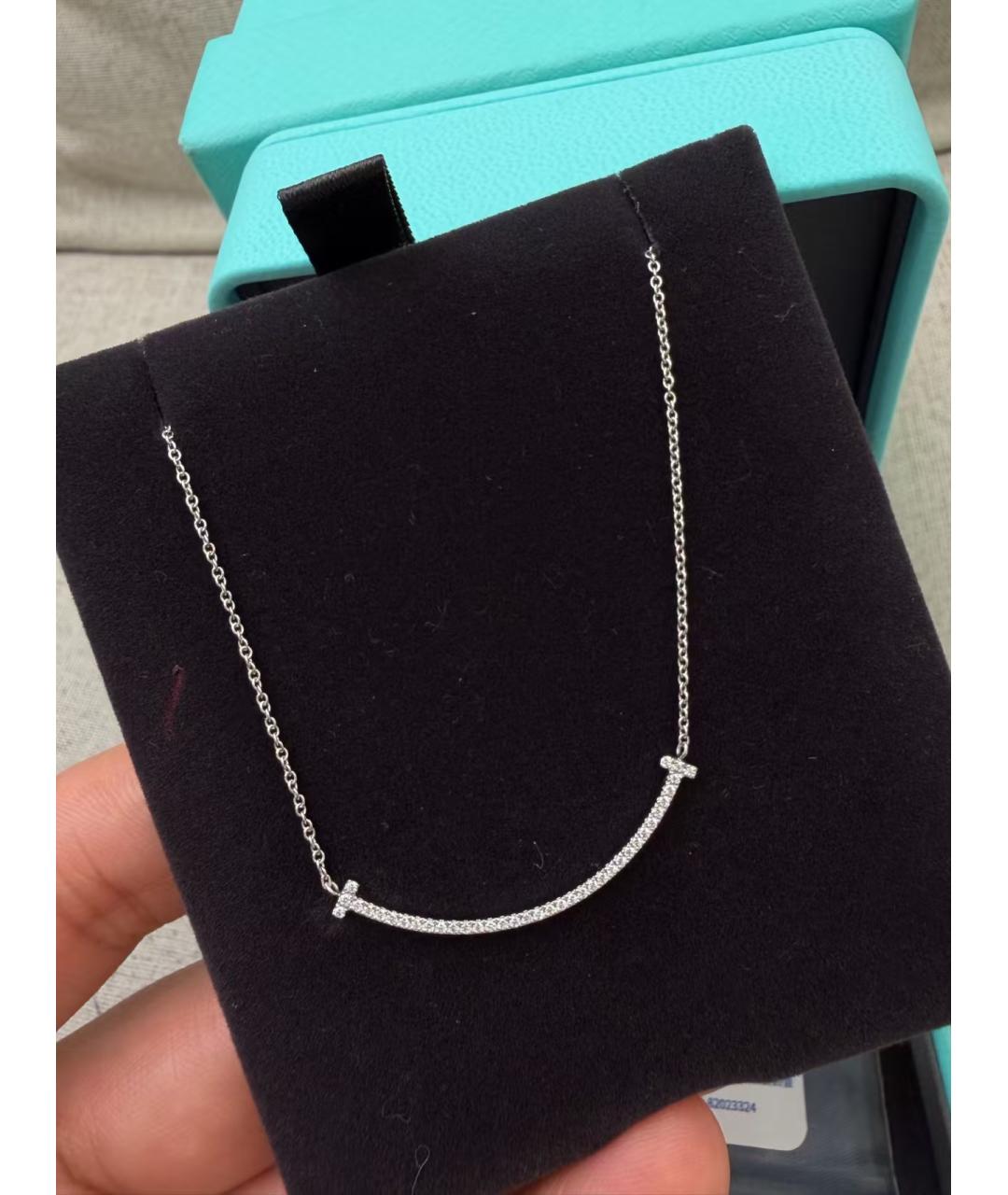TIFFANY&CO Серебряные запонки из белого золота, фото 4