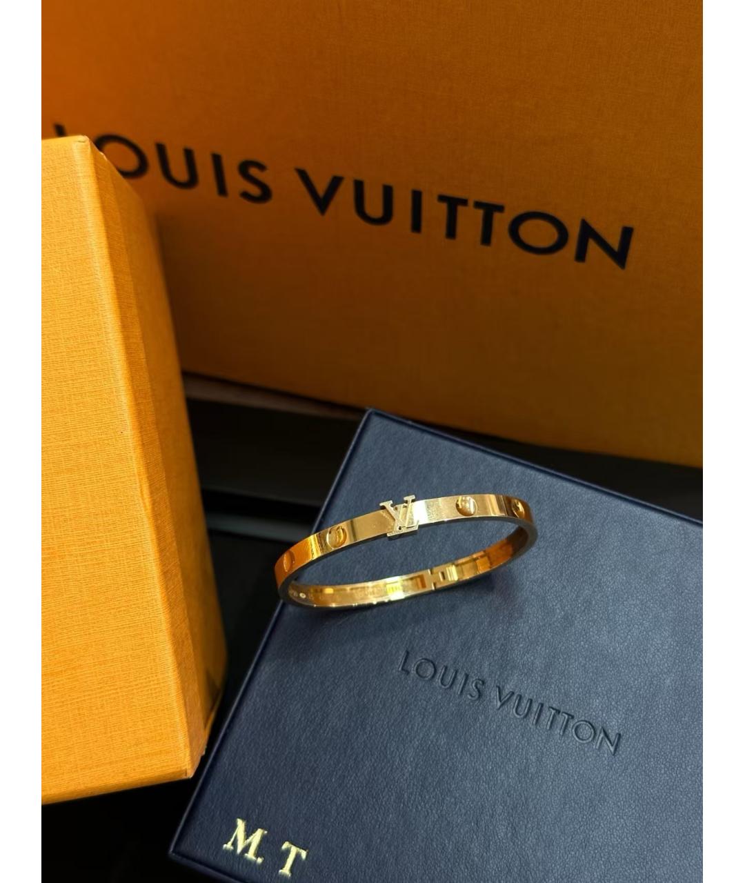 LOUIS VUITTON Золотой браслет, фото 2