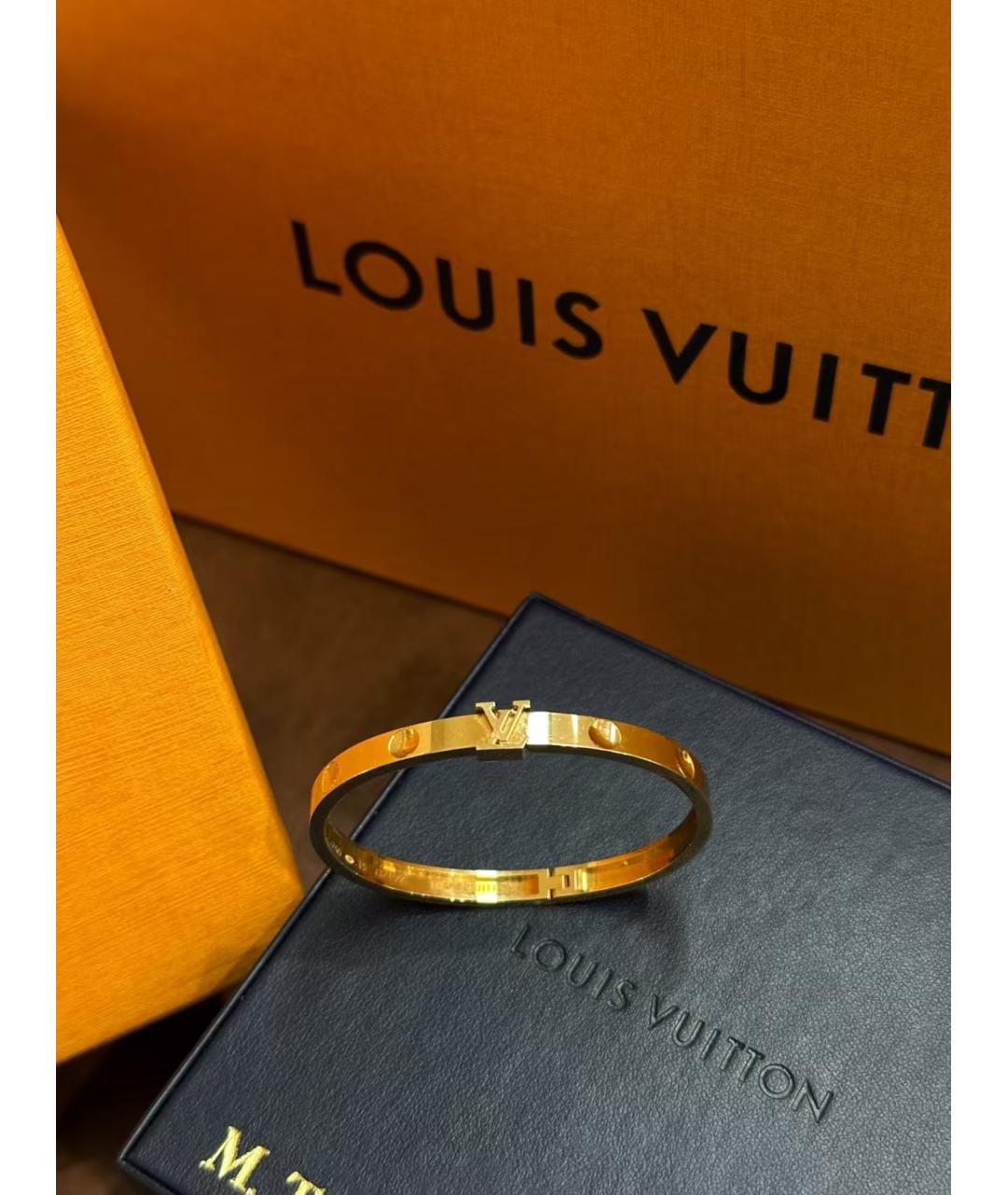 LOUIS VUITTON Золотой браслет, фото 5