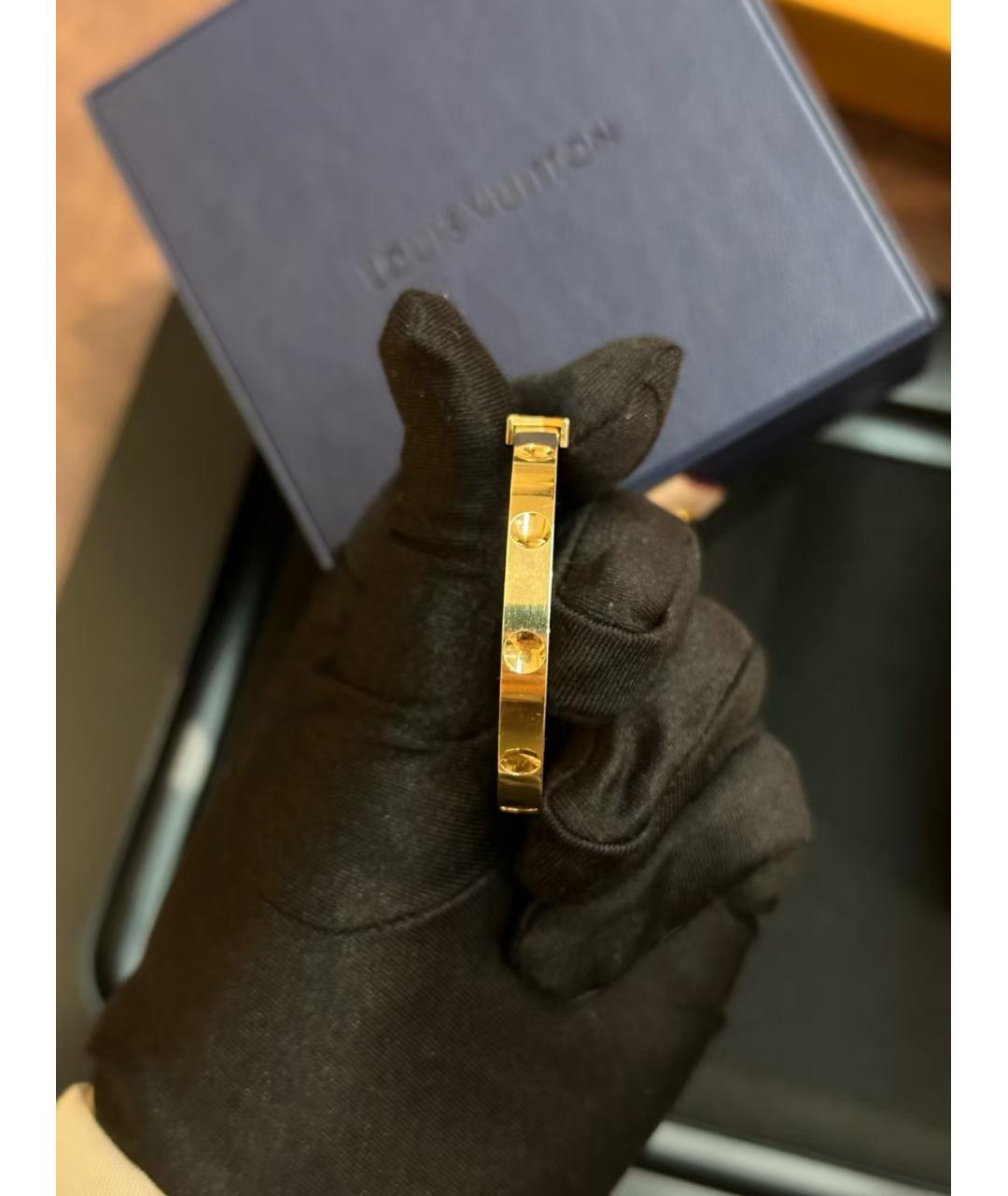 LOUIS VUITTON Золотой браслет, фото 3