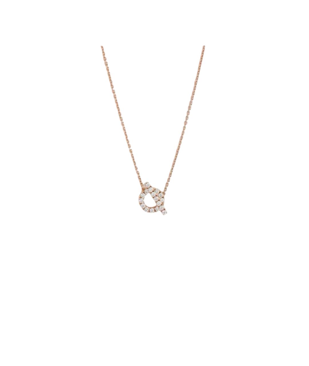 HERMES Золотое колье, фото 6