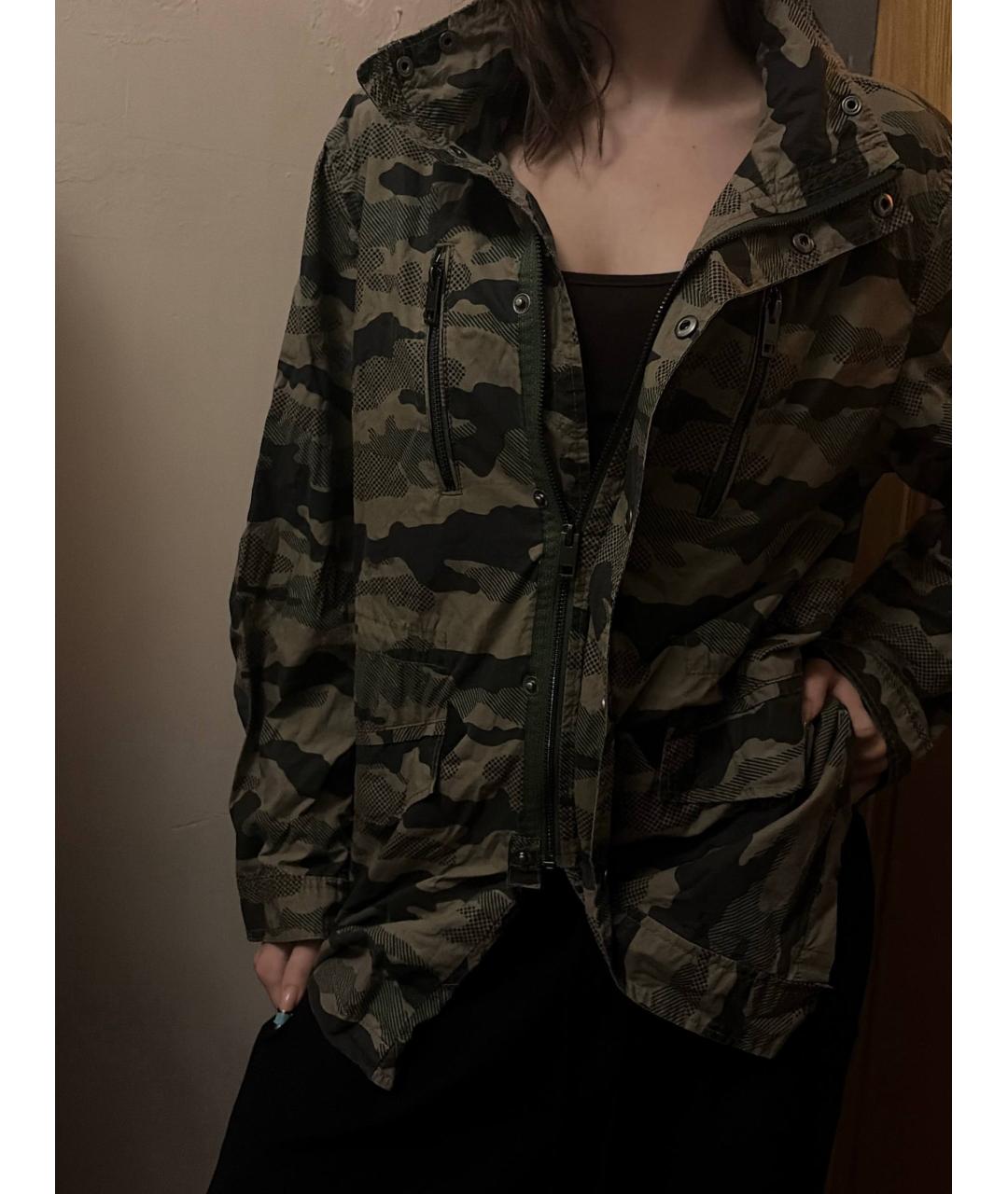 DIESEL Зеленая синтетическая куртка, фото 8