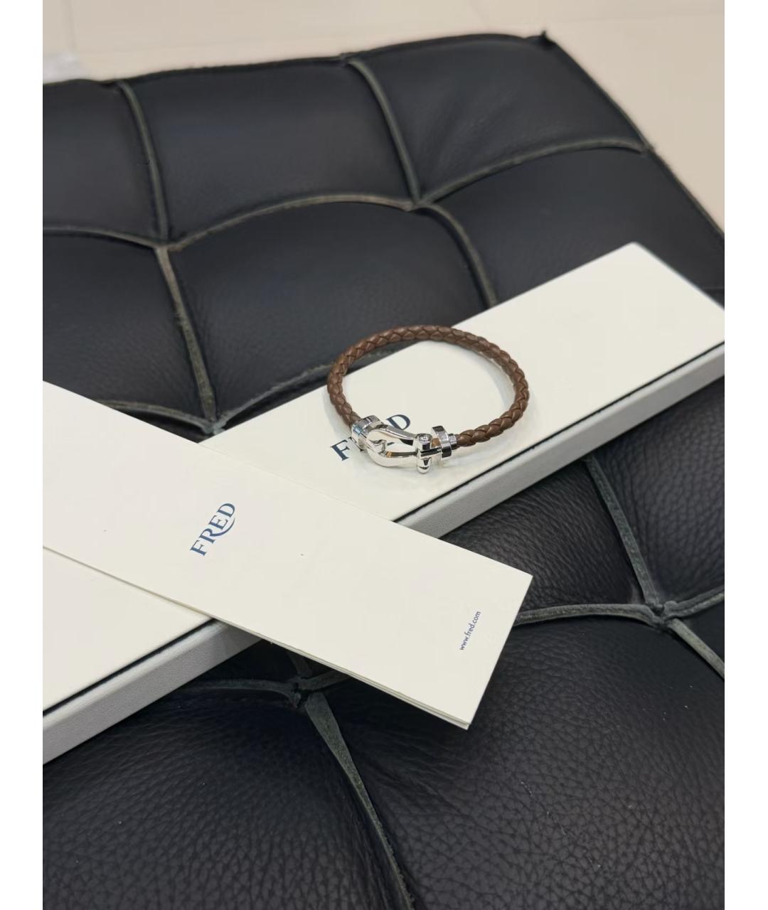HERMES Серебряные запонки из белого золота, фото 2