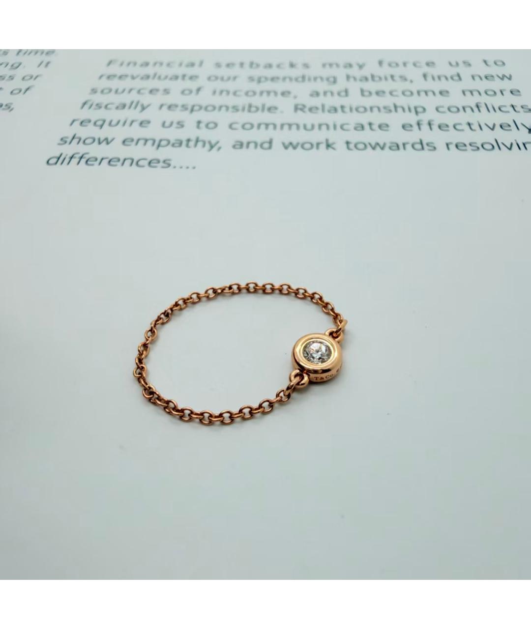 TIFFANY&CO Золотое кольцо из розового золота, фото 2