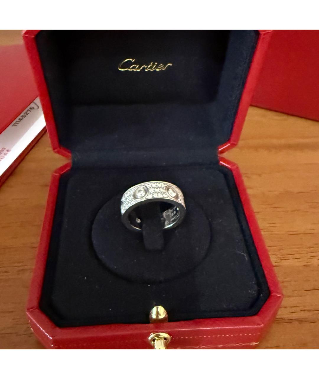 CARTIER Белое кольцо из белого золота, фото 3