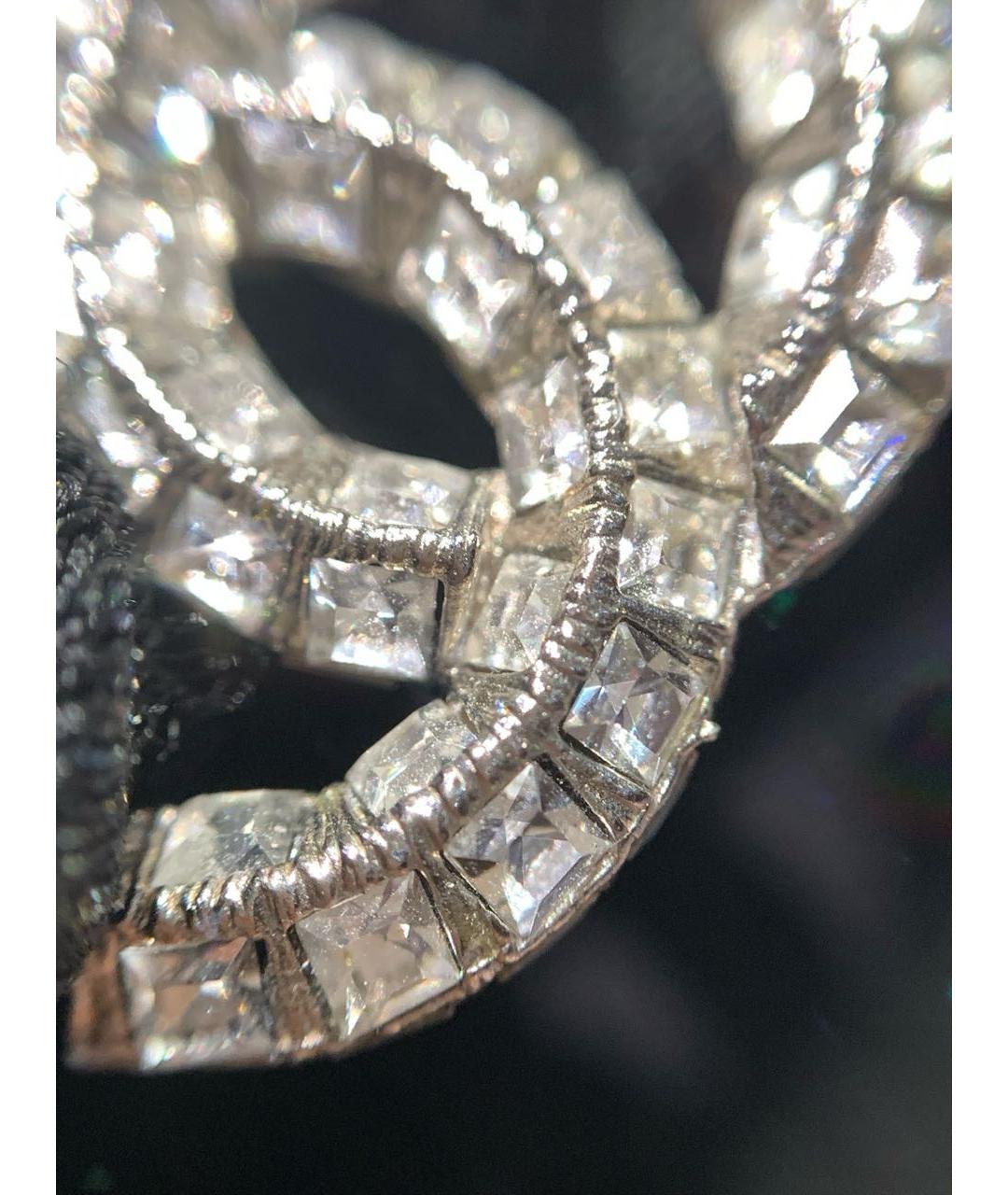 CHANEL Серебряные металлические серьги, фото 4
