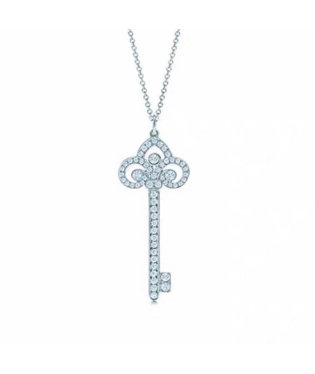 TIFFANY&CO Белое платиновое колье, фото 9