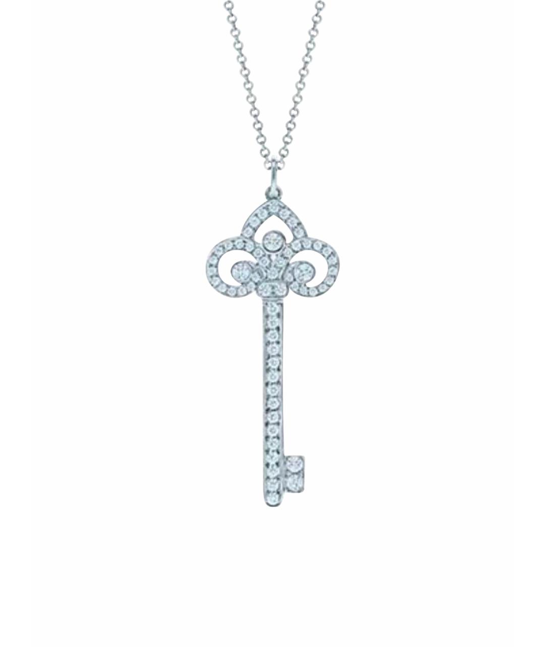 TIFFANY&CO Белое платиновое колье, фото 1