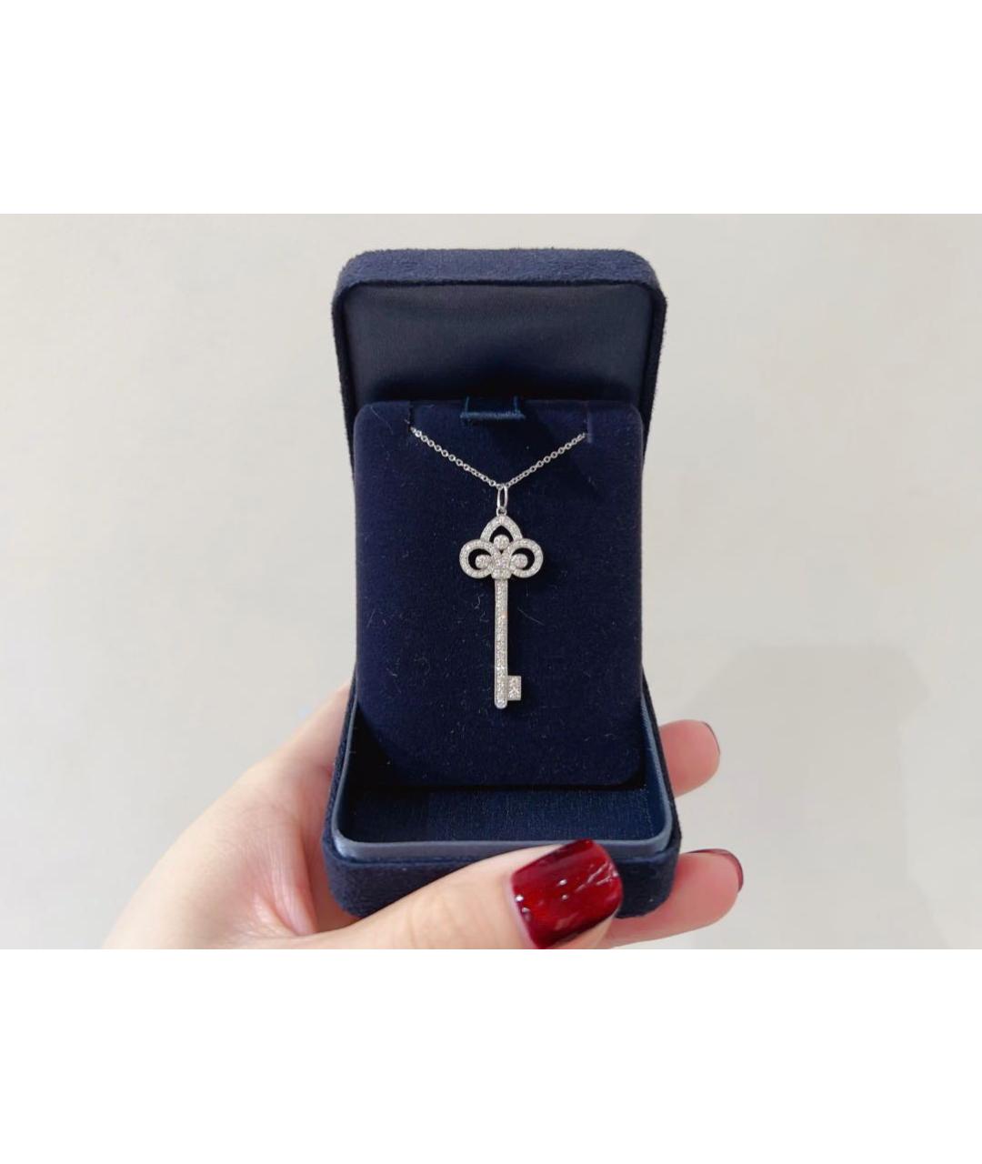 TIFFANY&CO Белое платиновое колье, фото 2