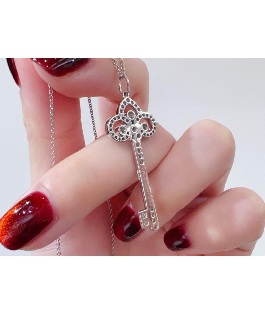 TIFFANY&CO Белое платиновое колье, фото 5