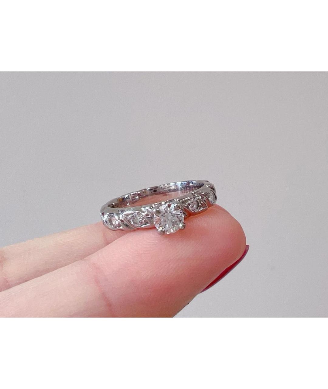 CHAUMET Белое платиновое кольцо, фото 3
