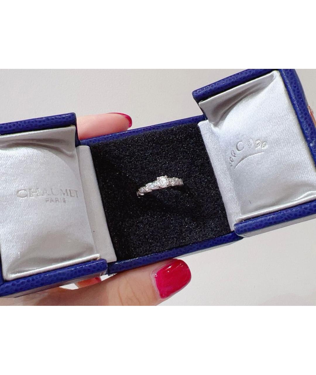 CHAUMET Белое платиновое кольцо, фото 2