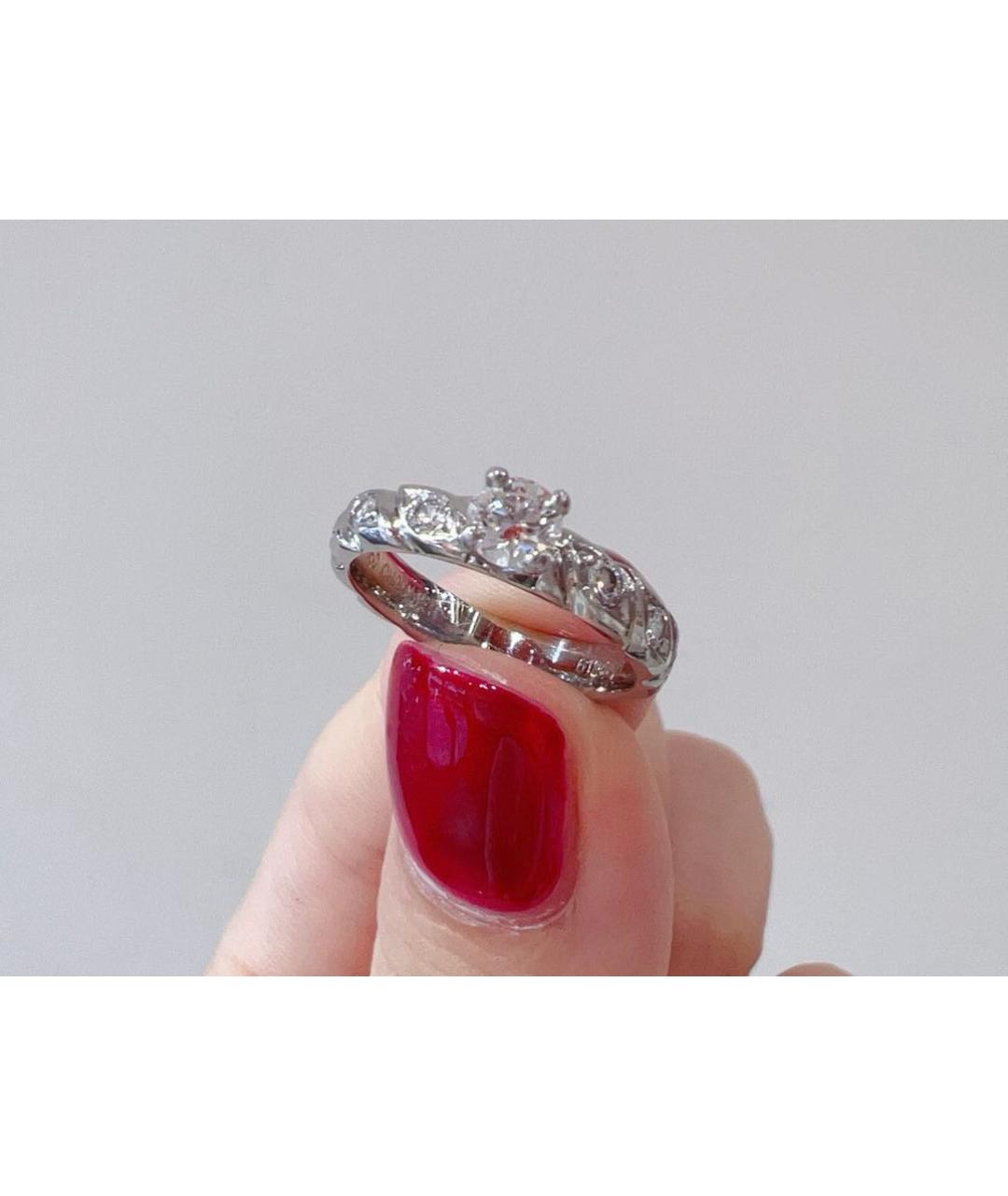 CHAUMET Белое платиновое кольцо, фото 6