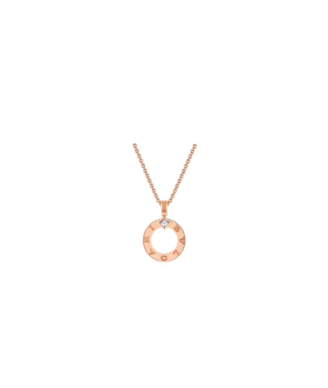 BVLGARI Золотое колье из розового золота, фото 6