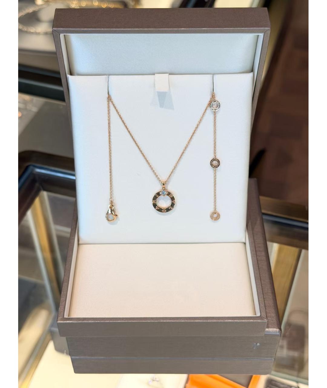 BVLGARI Золотое колье из розового золота, фото 5
