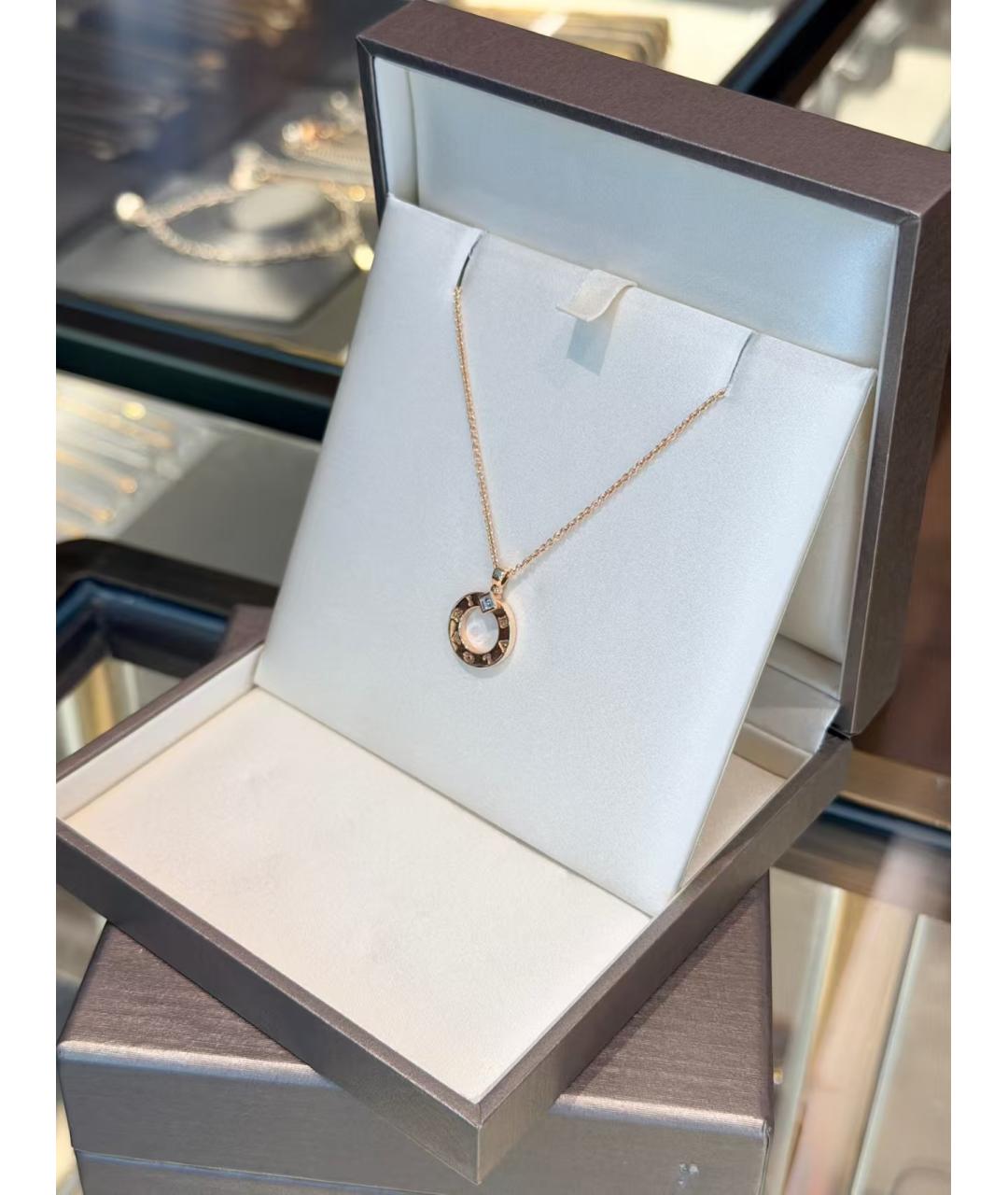 BVLGARI Золотое колье из розового золота, фото 3
