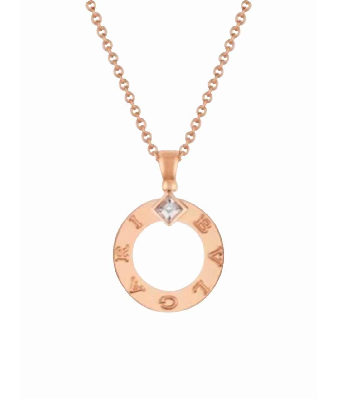 BVLGARI Золотое колье из розового золота, фото 1