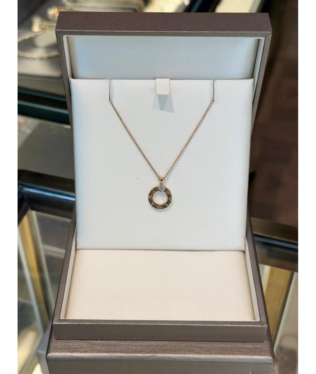 BVLGARI Золотое колье из розового золота, фото 2