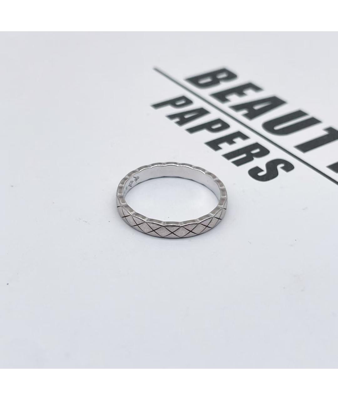 CHANEL Серебряное кольцо из белого золота, фото 2