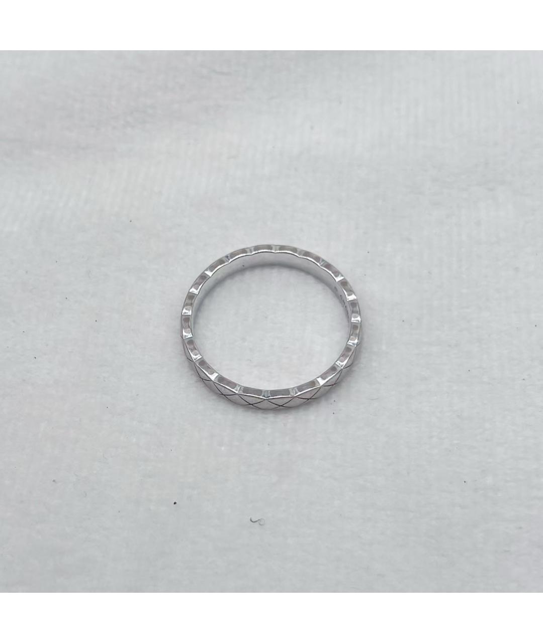 CHANEL Серебряное кольцо из белого золота, фото 4