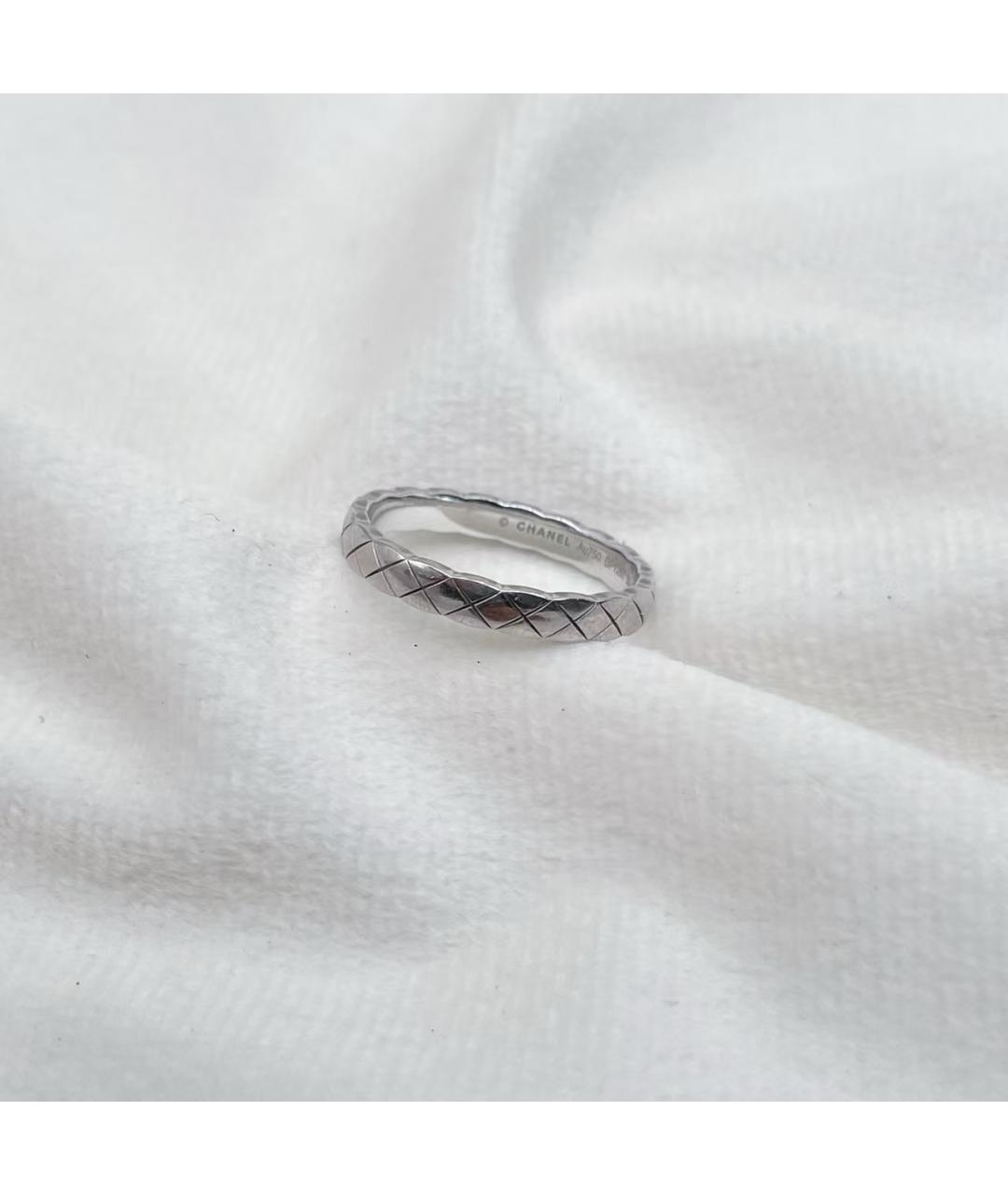 CHANEL Серебряное кольцо из белого золота, фото 3
