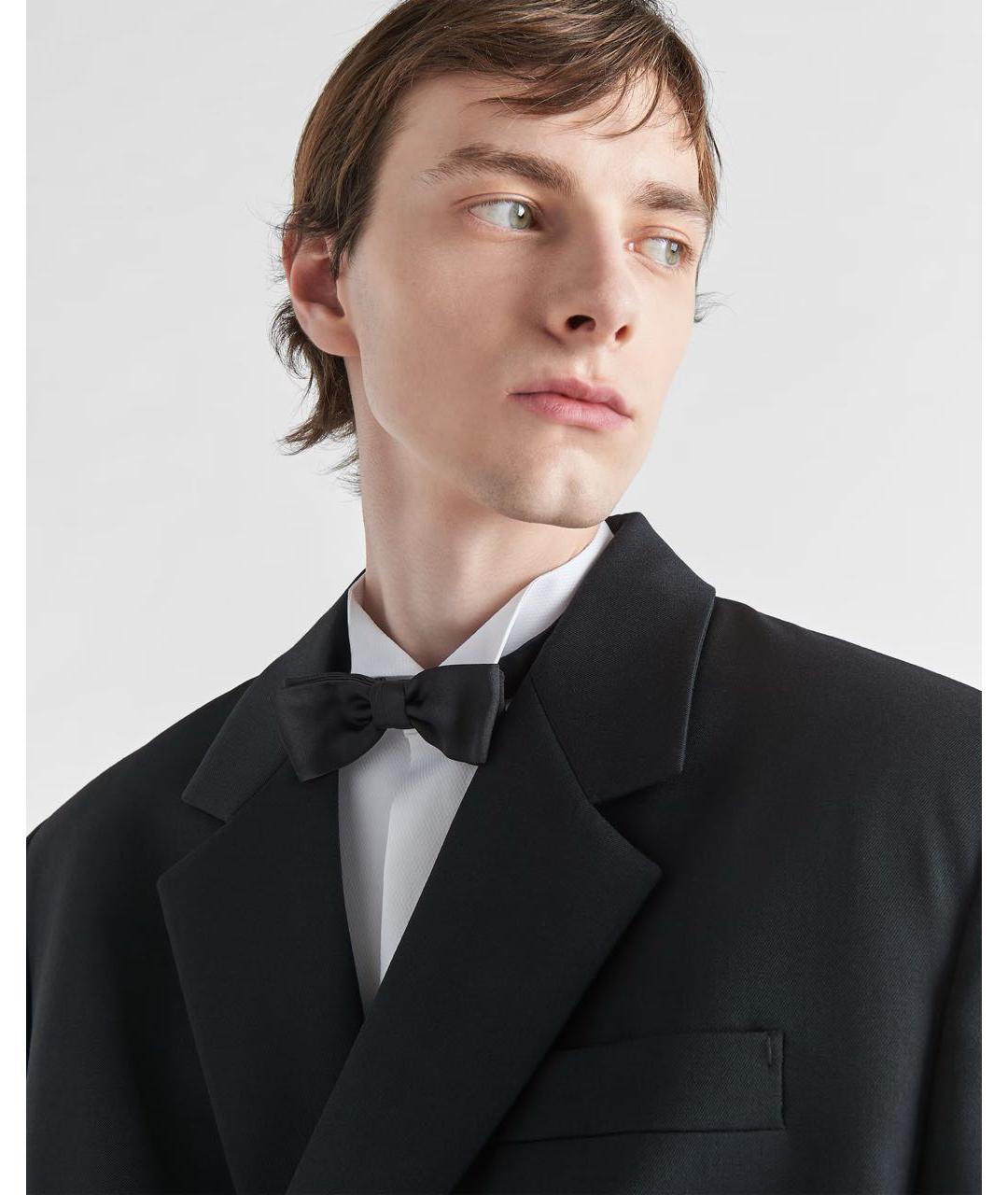 PRADA Черная шелковая бабочка, фото 2