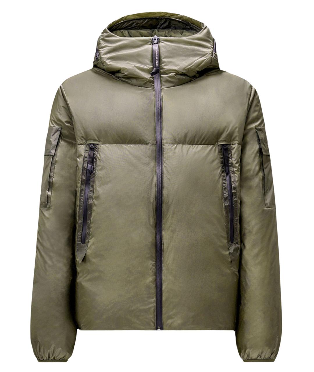 CP COMPANY Зеленый полиамидовый пуховик, фото 1