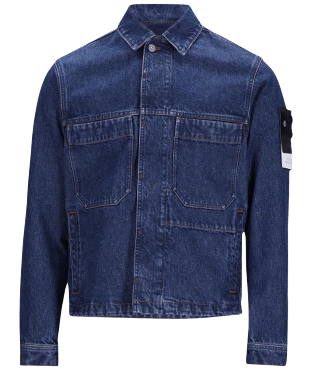 STONE ISLAND Синяя хлопковая куртка, фото 1