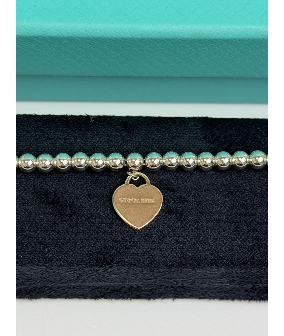 TIFFANY&CO Золотой серебряный браслет, фото 6