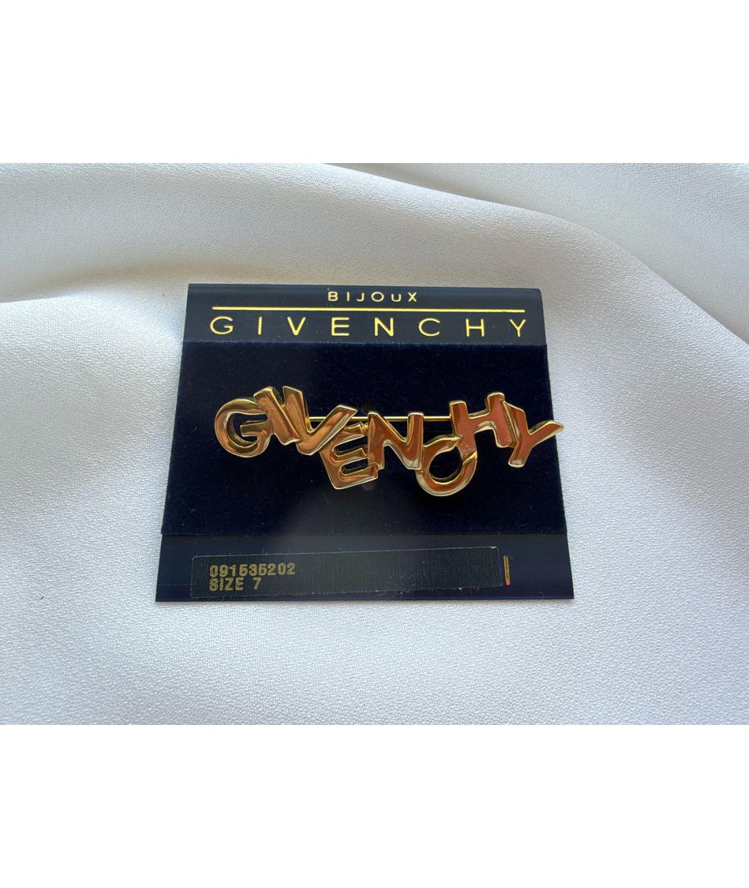 GIVENCHY Золотая позолоченная булавка / брошь, фото 2