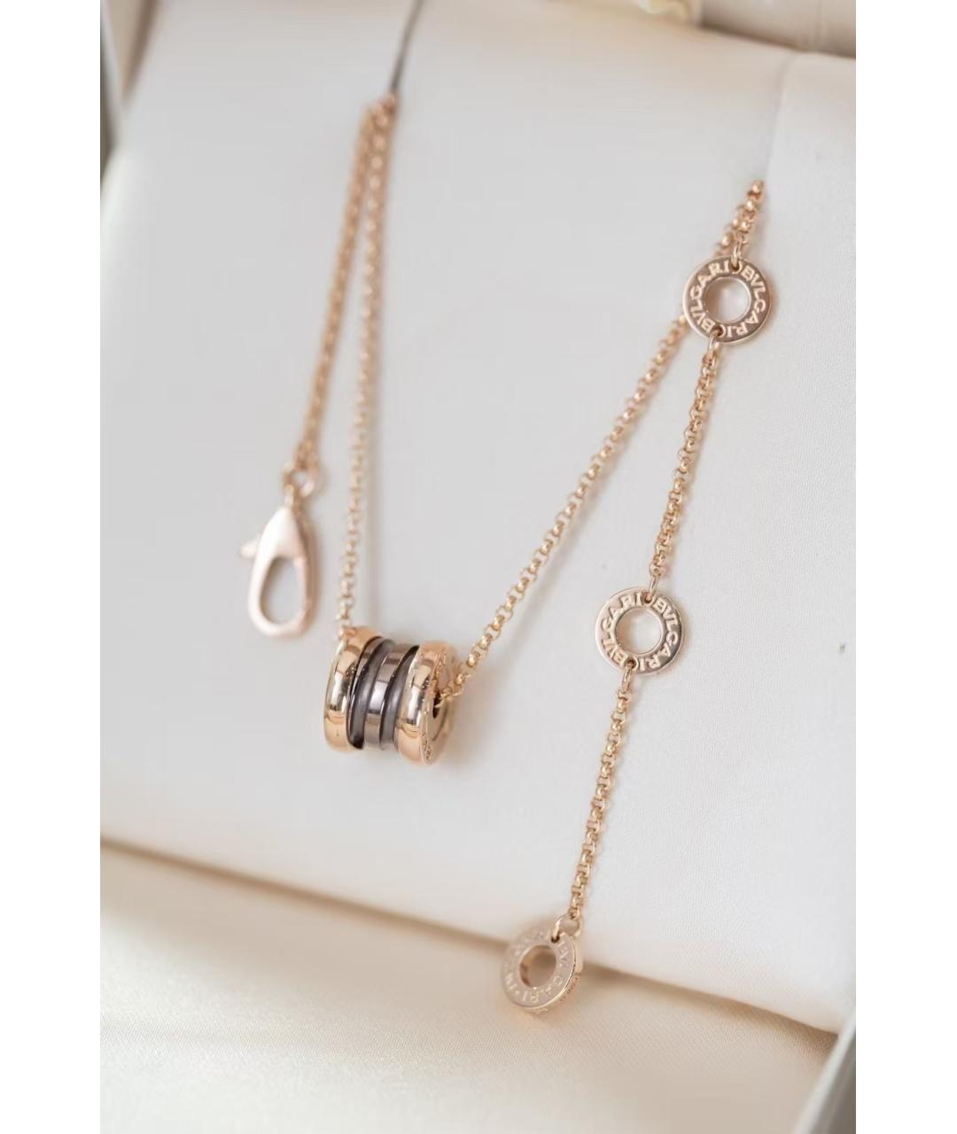BVLGARI Золотое колье из розового золота, фото 4