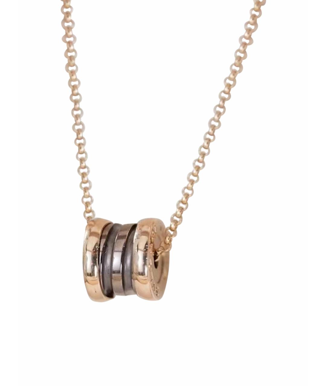 BVLGARI Золотое колье из розового золота, фото 1