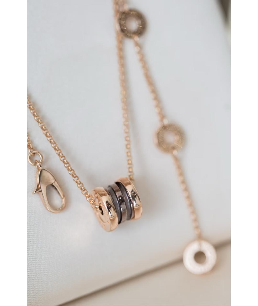 BVLGARI Золотое колье из розового золота, фото 2