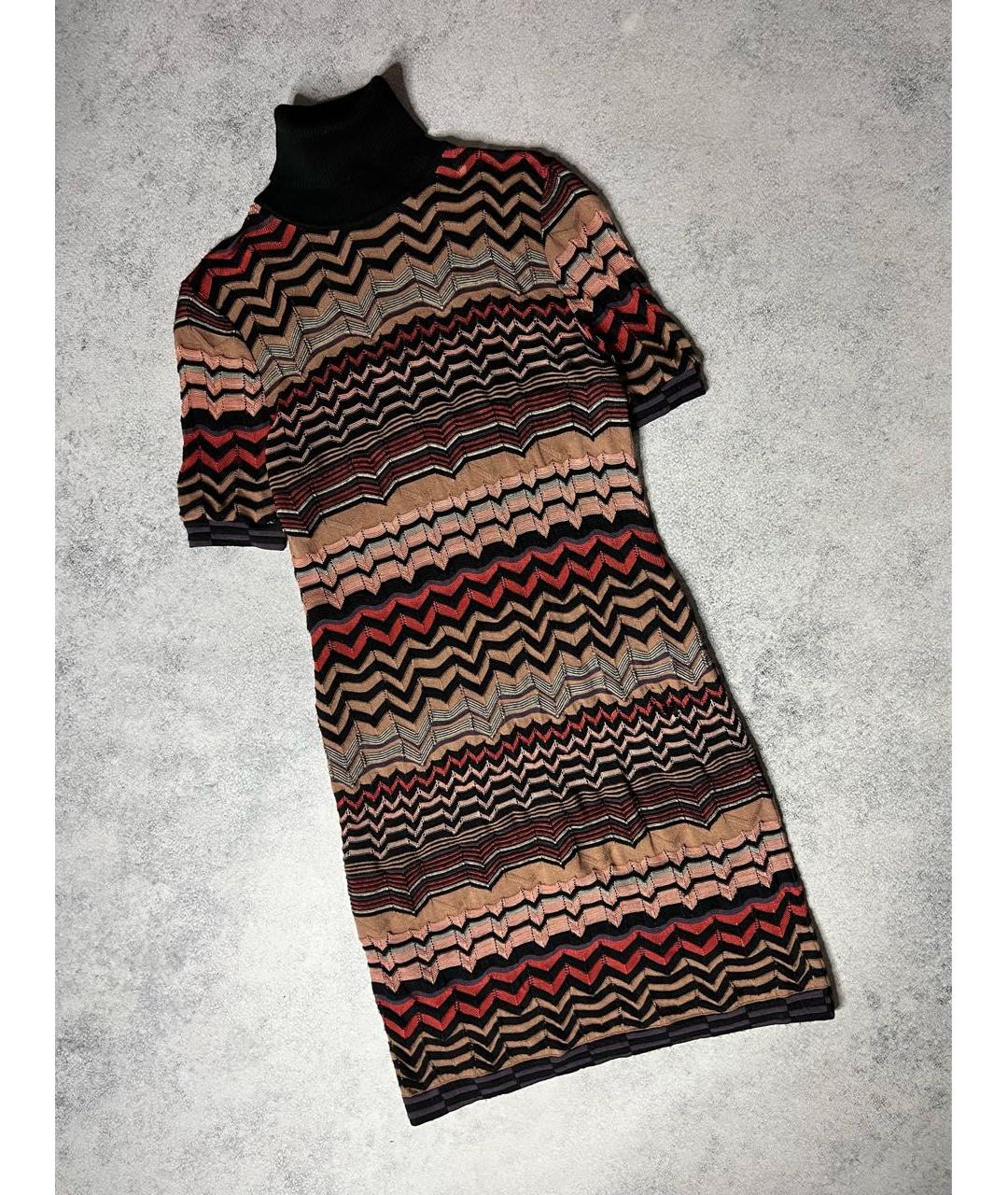 M MISSONI Мульти вискозное платье, фото 8